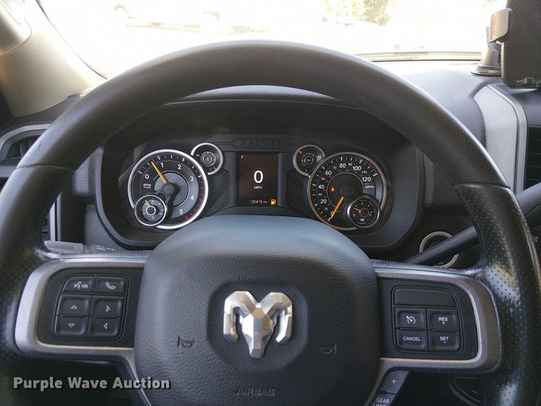 image for item EC1250 2019 RAM 4500HD Crew Cab flatbed truck