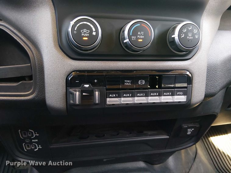 image for item EC1250 2019 RAM 4500HD Crew Cab flatbed truck