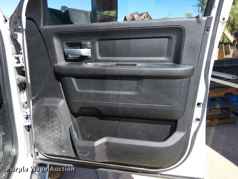 image for item EC1250 2019 RAM 4500HD Crew Cab flatbed truck