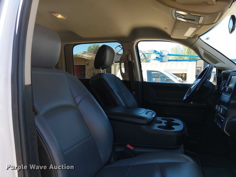 image for item EC1250 2019 RAM 4500HD Crew Cab flatbed truck