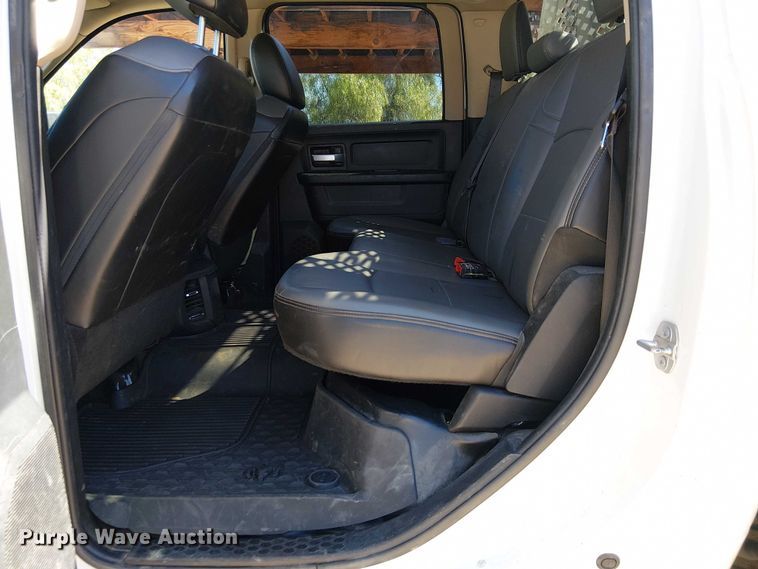 image for item EC1250 2019 RAM 4500HD Crew Cab flatbed truck