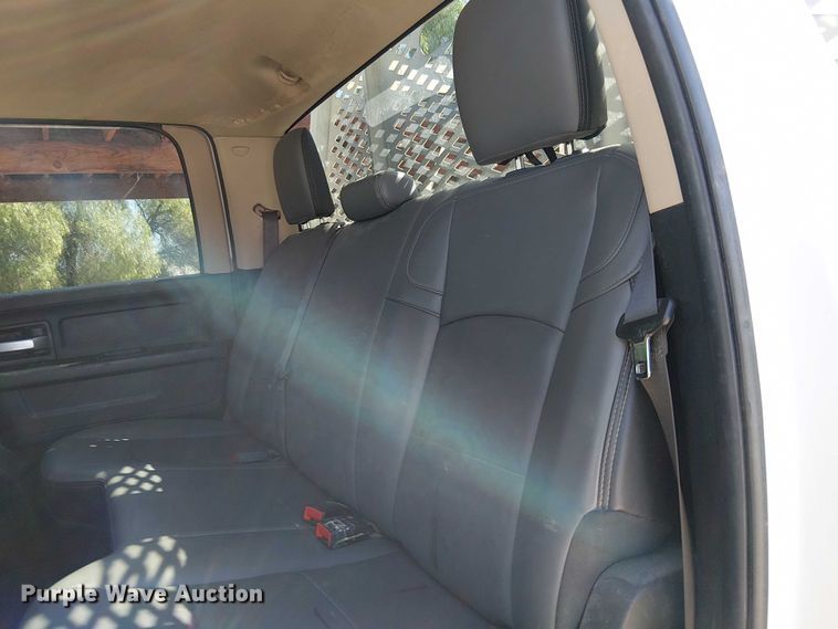 image for item EC1250 2019 RAM 4500HD Crew Cab flatbed truck