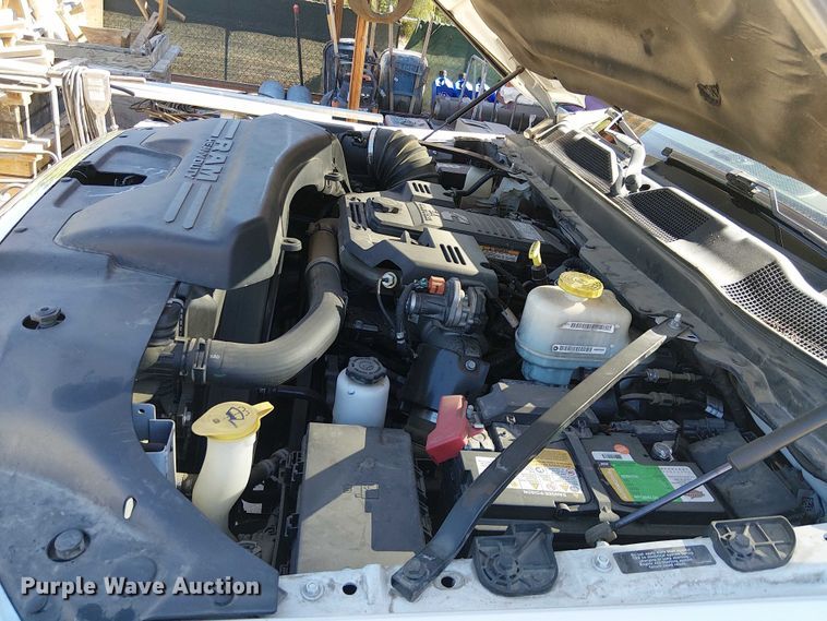 image for item EC1250 2019 RAM 4500HD Crew Cab flatbed truck