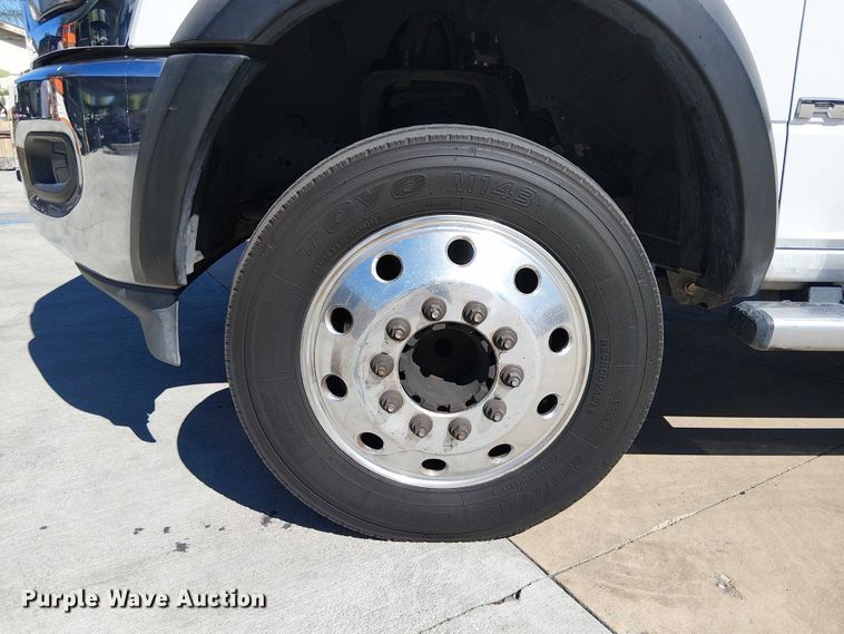 image for item EC1250 2019 RAM 4500HD Crew Cab flatbed truck