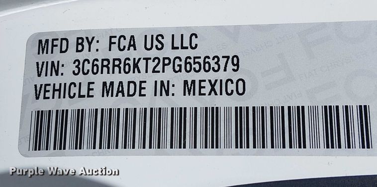 image for item EC1251 2023 RAM 1500 Crew Cab pickup truck