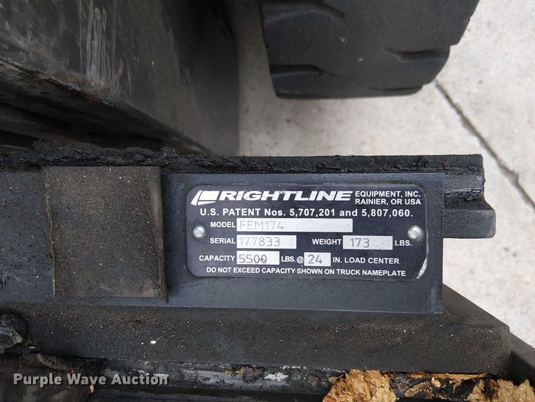 image for item EC1256 2017 UniCarriers PF50 forklift