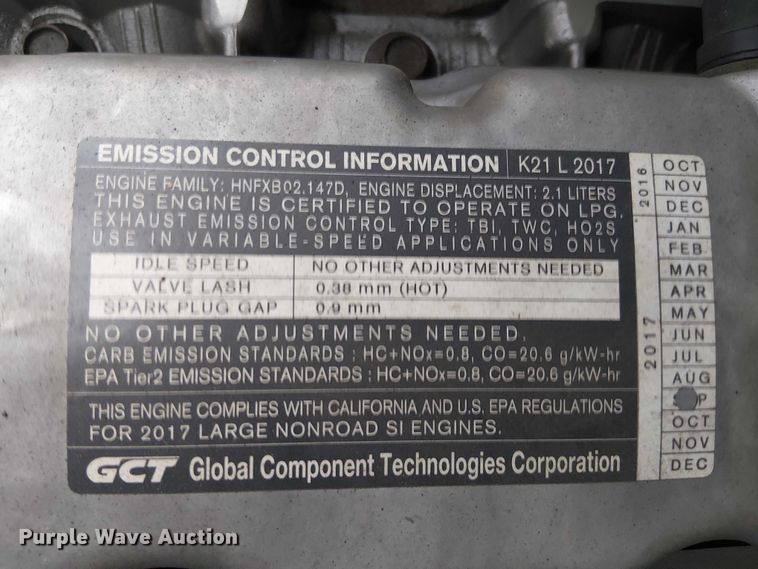 image for item EC1256 2017 UniCarriers PF50 forklift