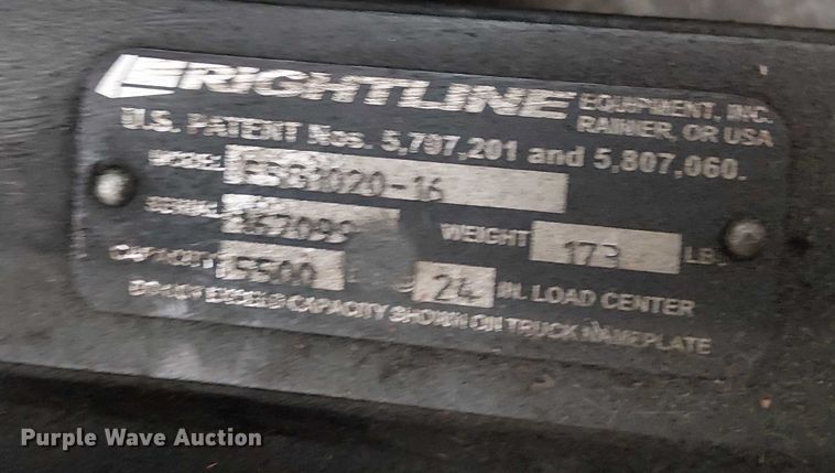 image for item EC1257 2016 UniCarriers PF50 forklift