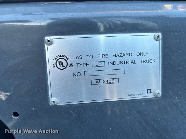 image for item EC3880 2014 Nissan PF80YLP forklift