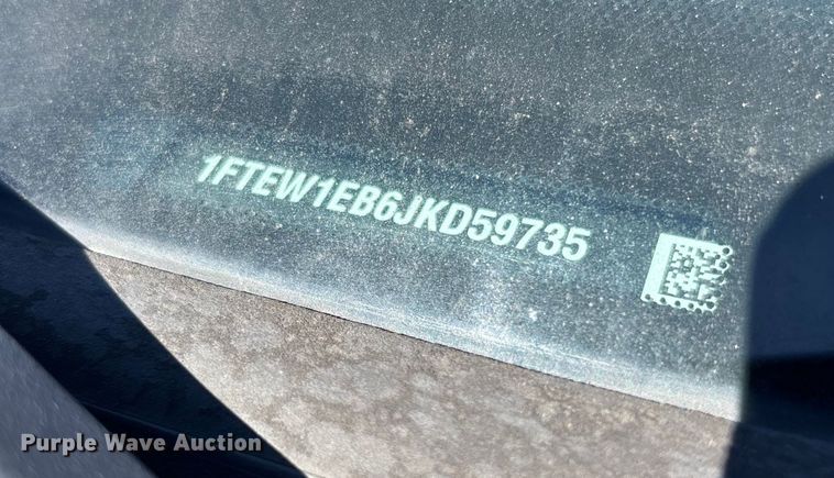 image for item EC3885 2018 Ford F150 SuperCrew pickup truck