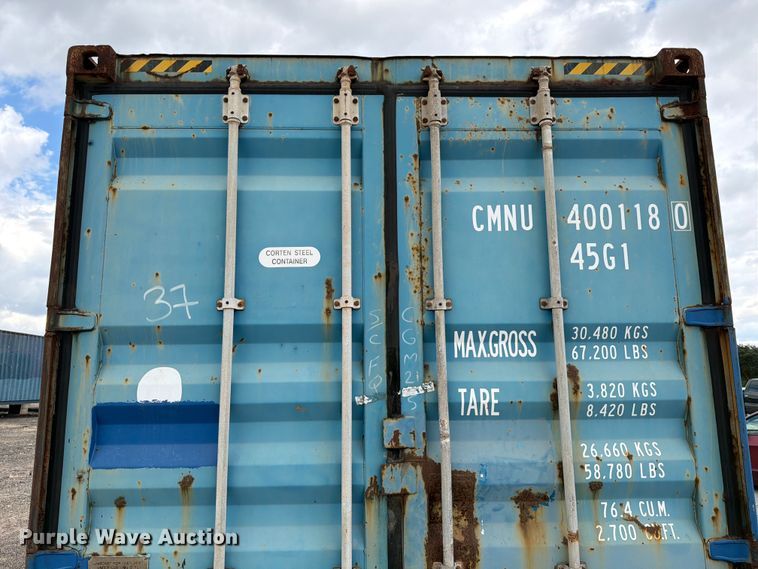 image for item ED4988 CIMC 1AAA-S128C45 shipping container