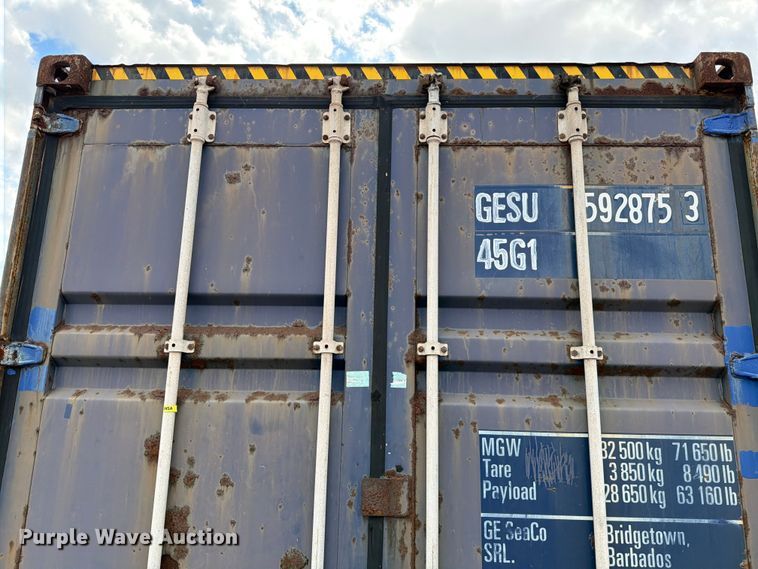 image for item ED4989 GE SeaCo shipping container