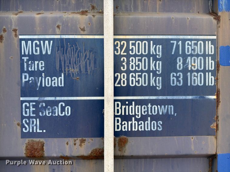 image for item ED4989 GE SeaCo shipping container