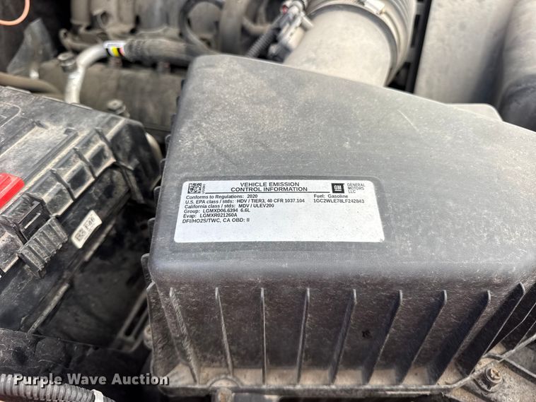 image for item EF2222 2020 Chevrolet Silverado 2500HD Double Cab pickup truck