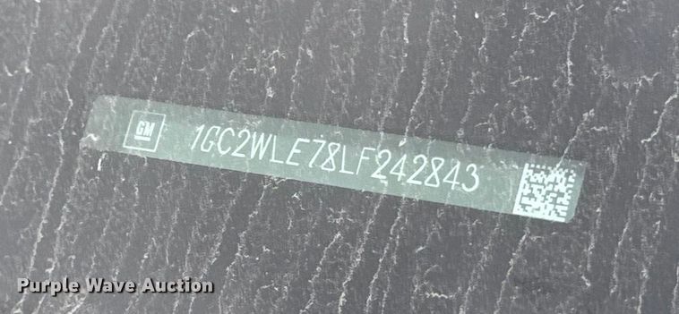 image for item EF2222 2020 Chevrolet Silverado 2500HD Double Cab pickup truck