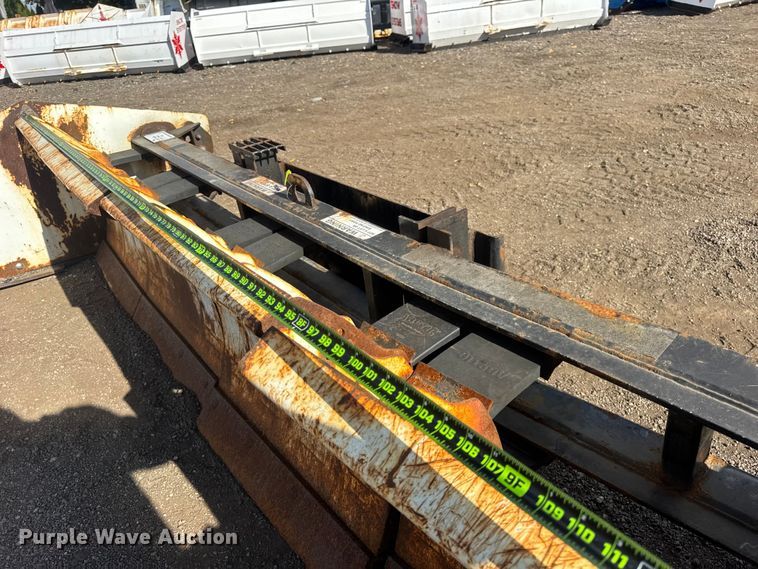 image for item EF2270 Arctic 10FT LD skid steer snow pusher