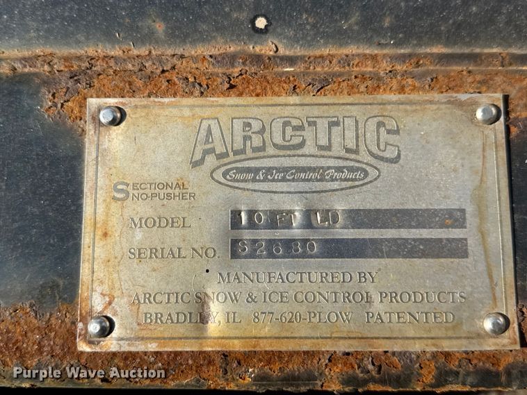 image for item EF2270 Arctic 10FT LD skid steer snow pusher
