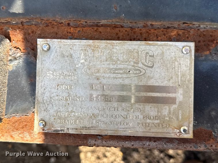 image for item EF2271 Arctic 10LD skid steer snow pusher