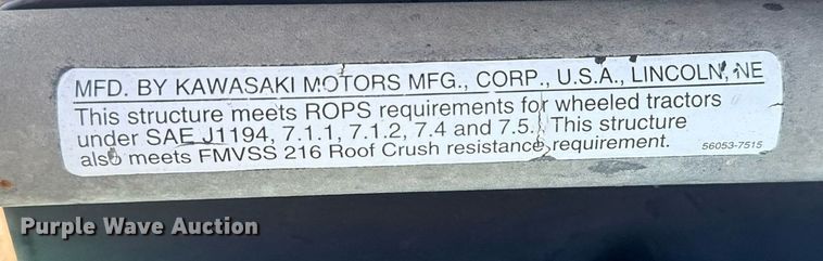 image for item EG5866 2009 Kawasaki Mule 4000 utility vehicle