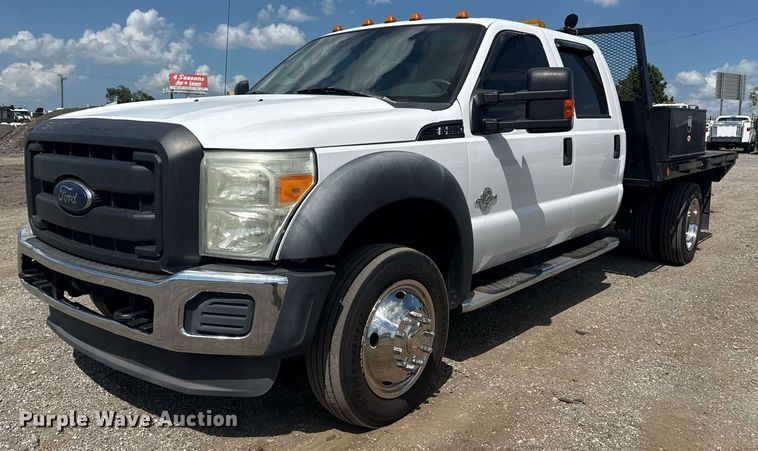 image for item EG6062 2012 Ford F550 Super Duty flatbed pickup truck