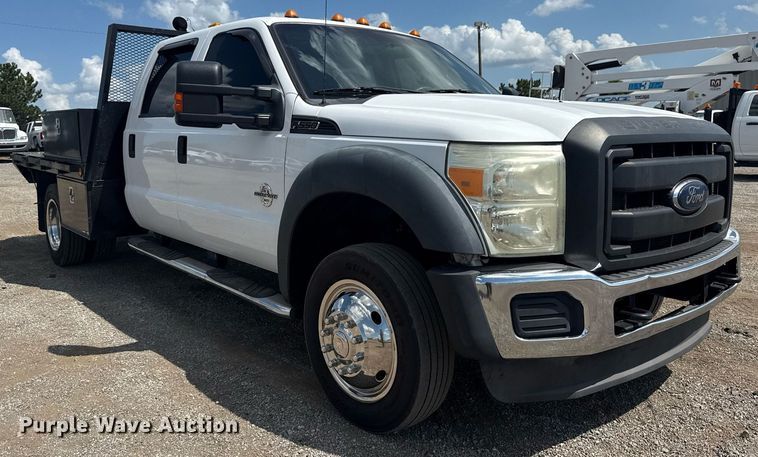 image for item EG6062 2012 Ford F550 Super Duty flatbed pickup truck