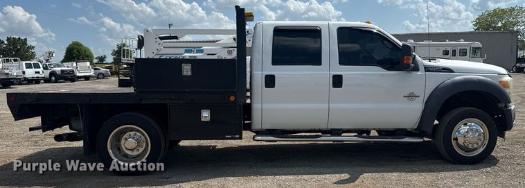 image for item EG6062 2012 Ford F550 Super Duty flatbed pickup truck