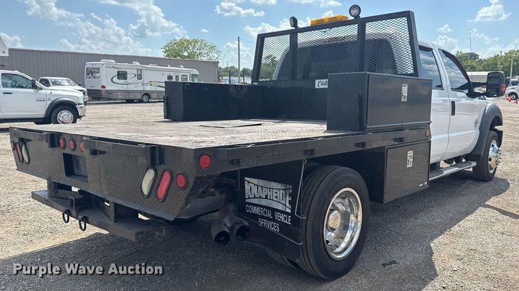 image for item EG6062 2012 Ford F550 Super Duty flatbed pickup truck