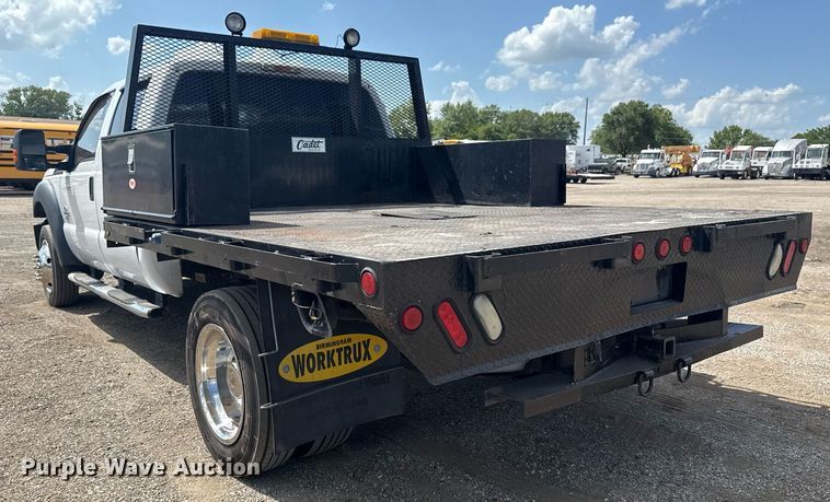 image for item EG6062 2012 Ford F550 Super Duty flatbed pickup truck