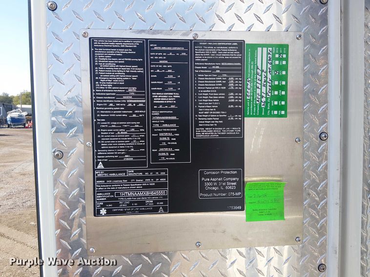 image for item EG8257 2008 International 4300 ambulance