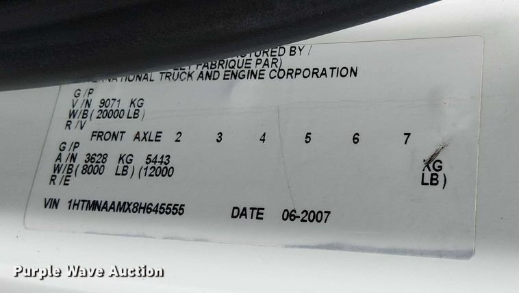 image for item EG8257 2008 International 4300 ambulance