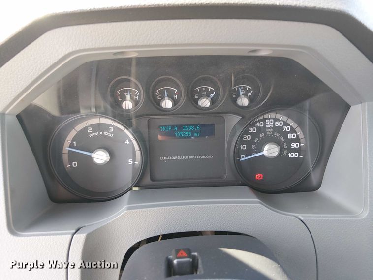 image for item EG8258 2011 Ford F750 Super Duty XL flatbed truck