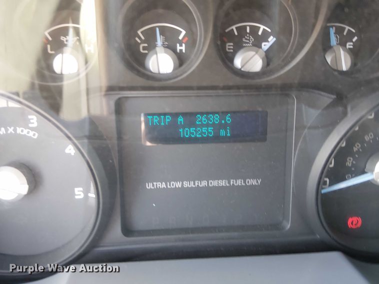 image for item EG8258 2011 Ford F750 Super Duty XL flatbed truck