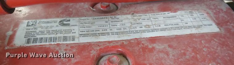 image for item EG8258 2011 Ford F750 Super Duty XL flatbed truck