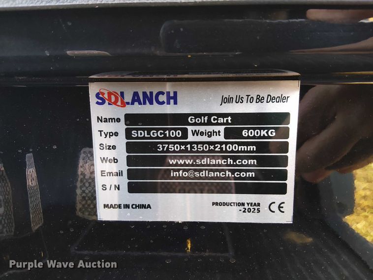 image for item EG8263 2025 SDLANCH golf cart