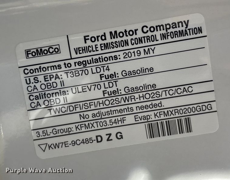 image for item EH4069 2019 Ford Expedition SUV