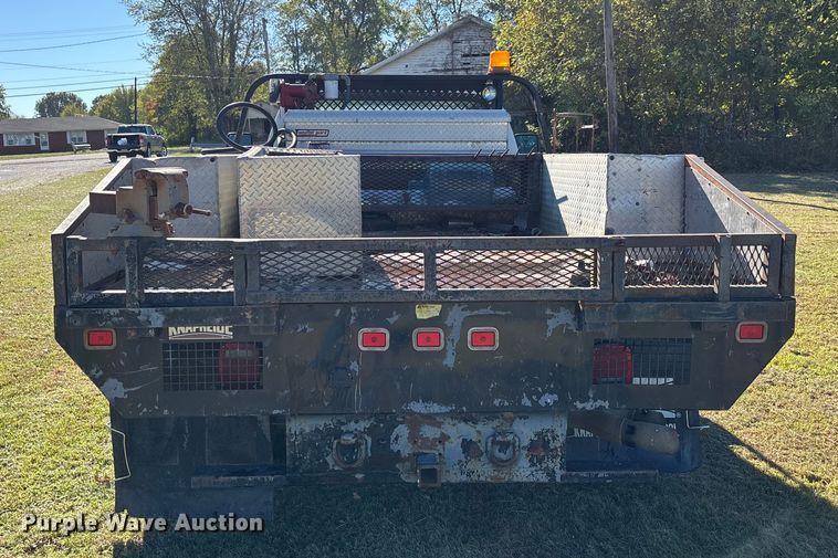 image for item EJ7681 2008 Ford F350 Super Duty XL flatbed pickup truck