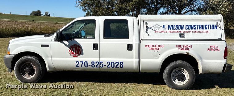 image for item EJ7683 2004 Ford F350 Super Duty XL Crew Cab pickup truck