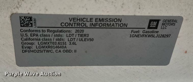 image for item EL0034 2019 Chevrolet Traverse SUV