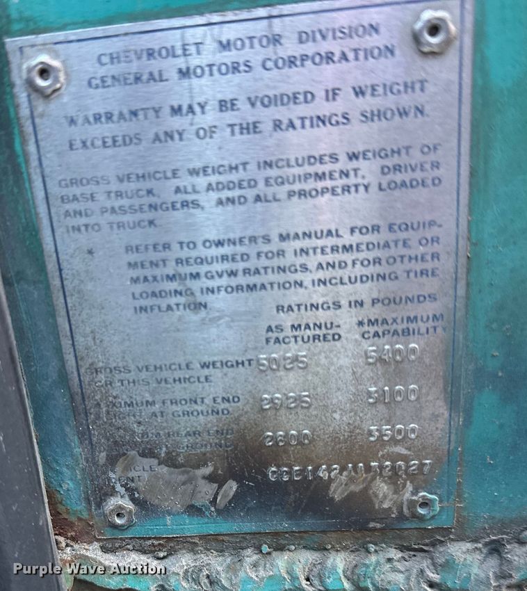 image for item EL0070 1972 Chevrolet C10 pickup truck