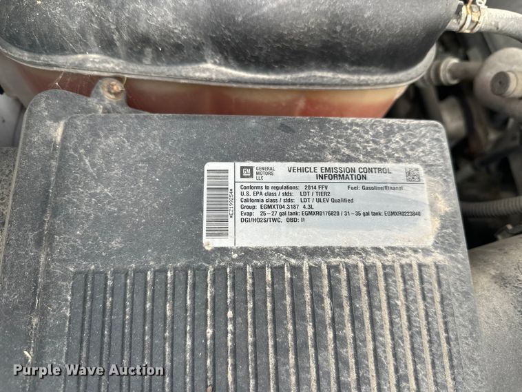 image for item EL0072 2014 Chevrolet Silverado 1500 pickup truck