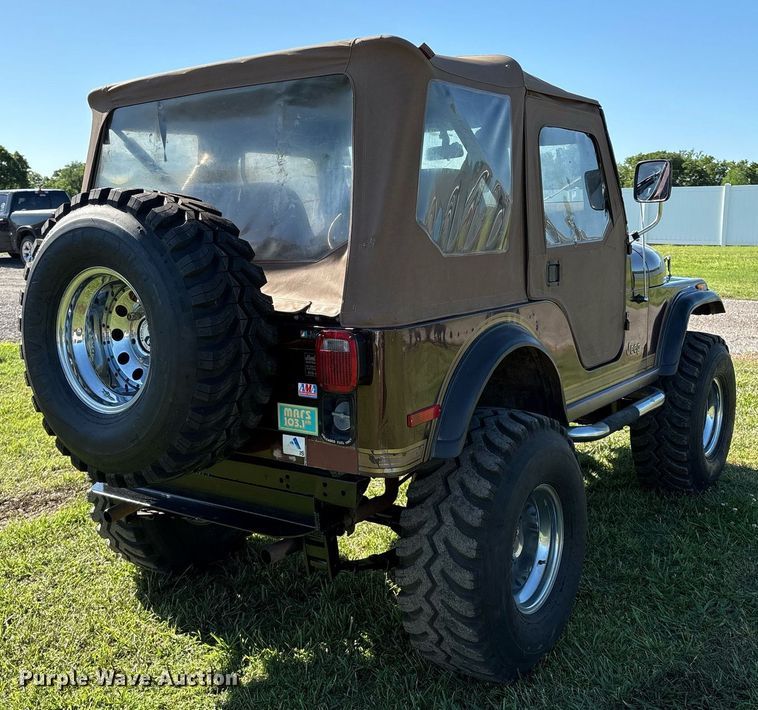 image for item EL2085 1980 Jeep CJ5 SUV