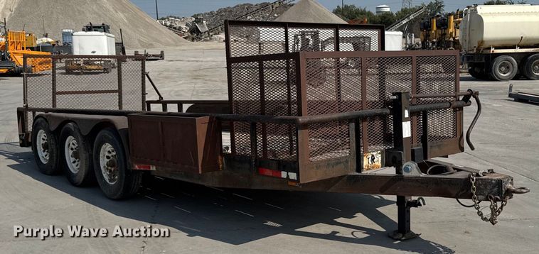 image for item EM2350 1998 Starlite Trailers 82-H18+26CR equipment trailer