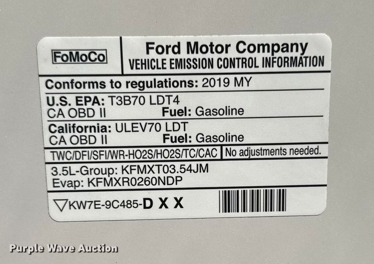 image for item EM2446 2019 Ford F150 Limited SuperCrew pickup truck