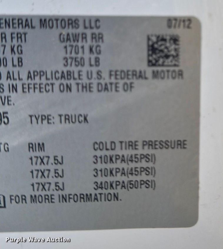 image for item EM2479 2013 Chevrolet Silverado 1500 pickup truck