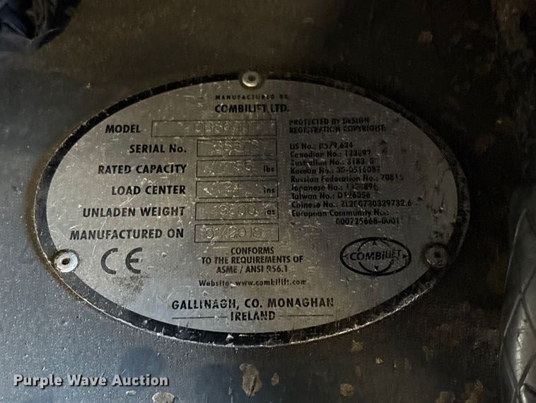 image for item EM6108 2018 CombiLift CB8000 forklift