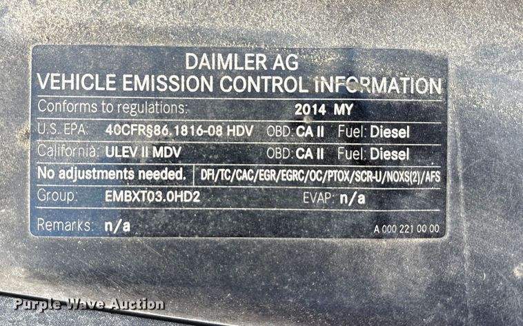 image for item EM6118 2014 Freightliner Sprinter shuttle bus