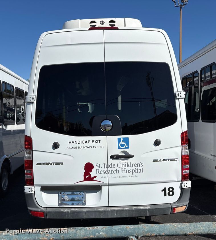 image for item EM6119 2015 Freightliner Sprinter shuttle bus