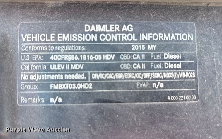 image for item EM6119 2015 Freightliner Sprinter shuttle bus