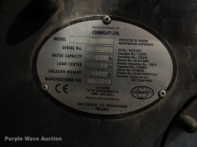 image for item EM6121 2012 CombiLift CB6000 forklift