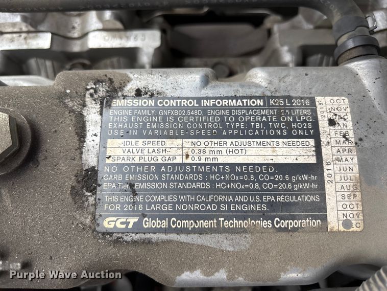 image for item EM6135 2017 UniCarriers PF70 forklift